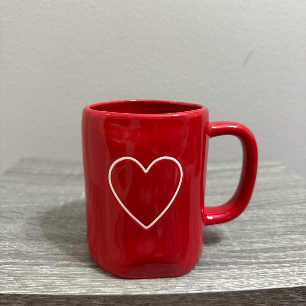 Rae Dunn Red Heart Mug